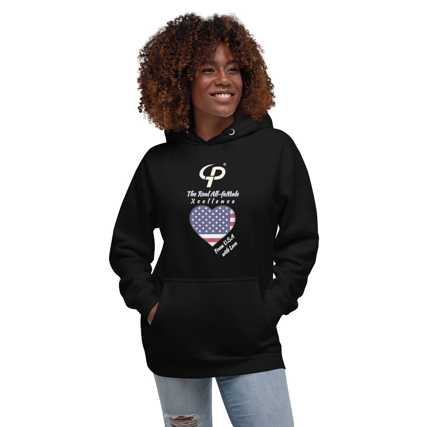 TRAM Hoodie - The Real All-feMale U.S.A