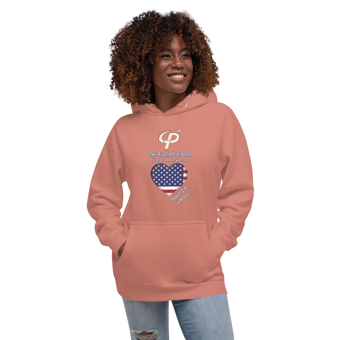 TRAM Hoodie - The Real All-feMale U.S.A