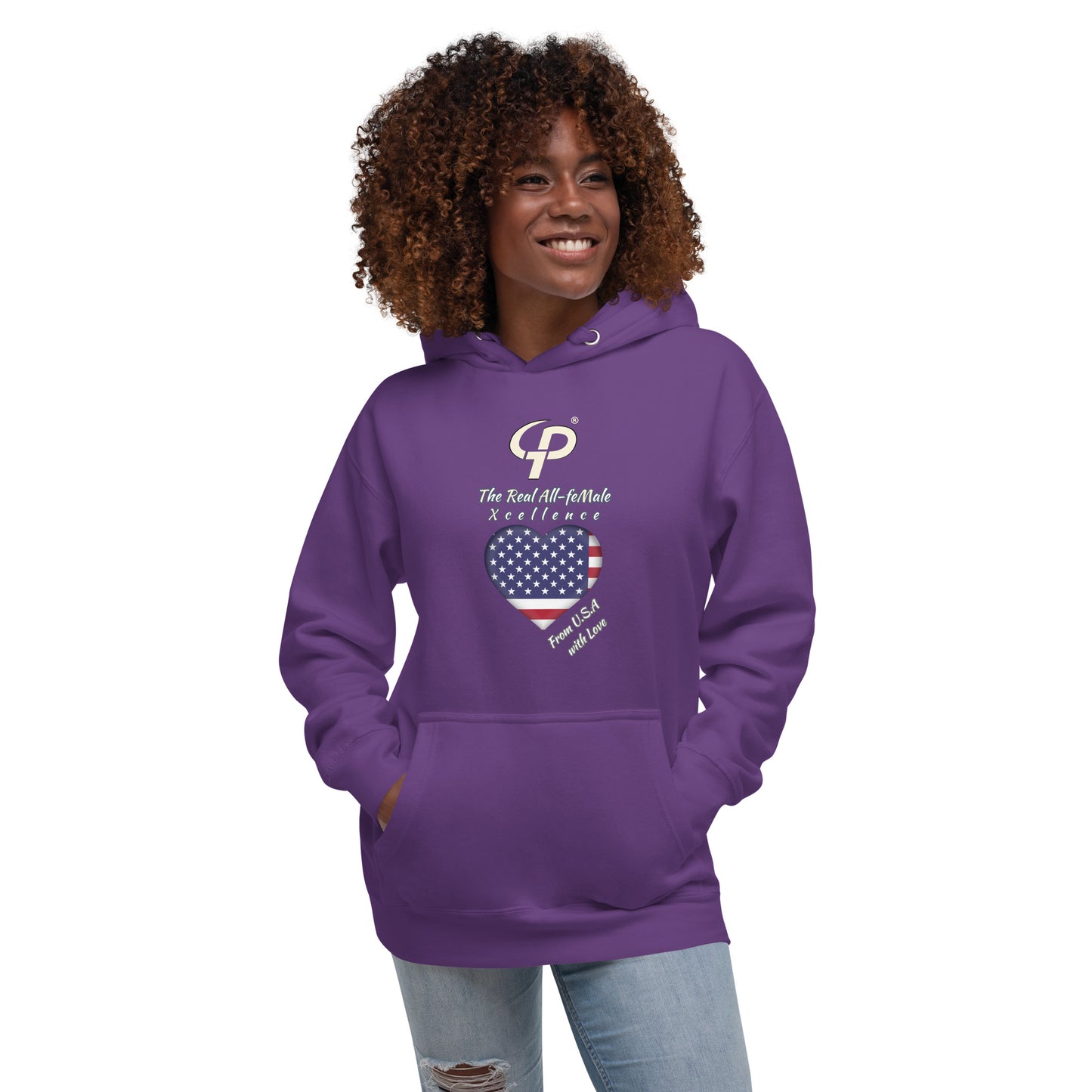 TRAM Hoodie - The Real All-feMale U.S.A