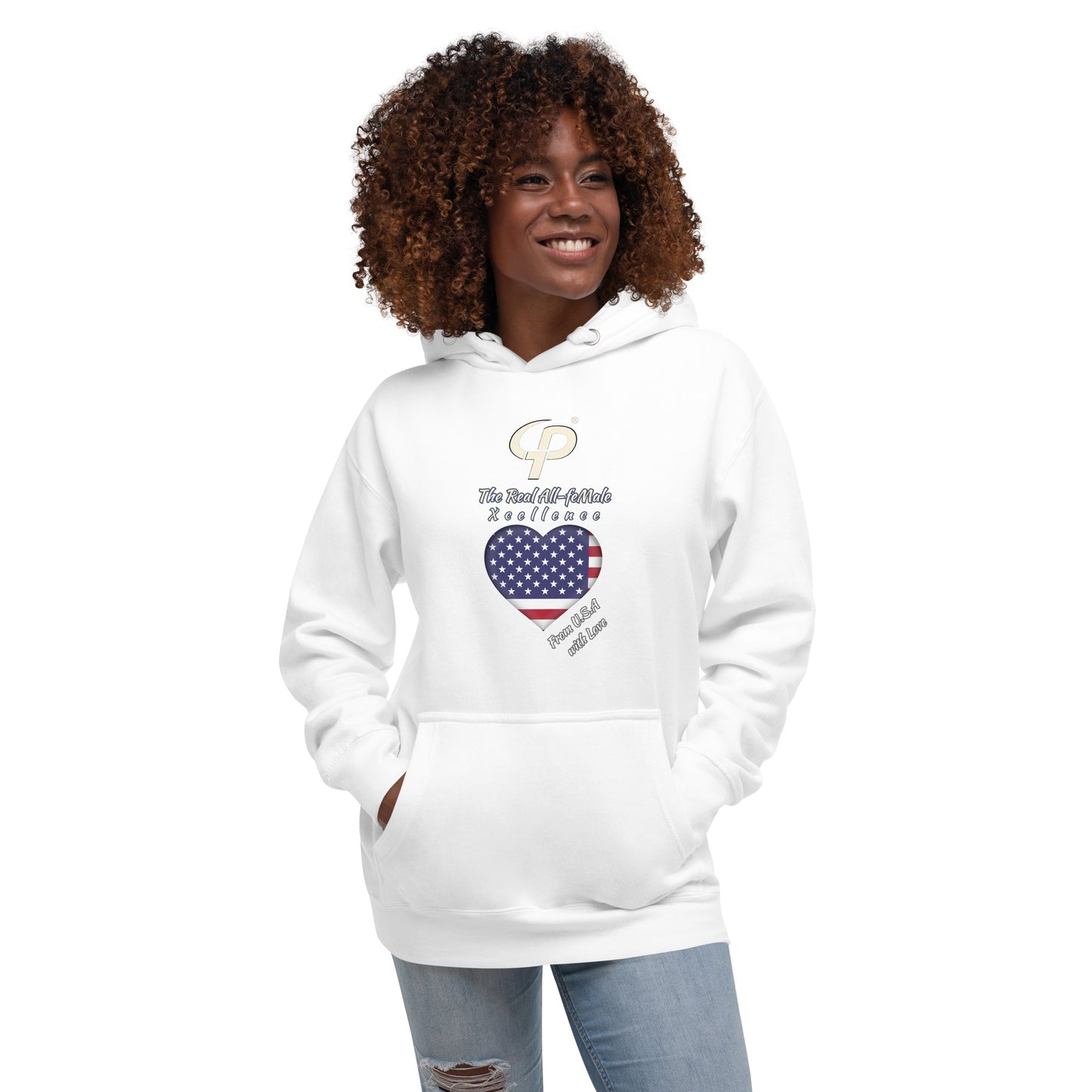 TRAM Hoodie - The Real All-feMale U.S.A